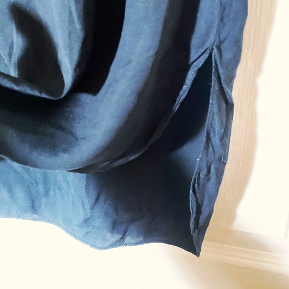 OAK + FORT black t-shirt size M 100% rayon - Picture 4 of 4